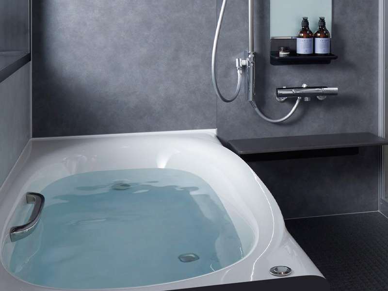 機能性のシステムバスルーム