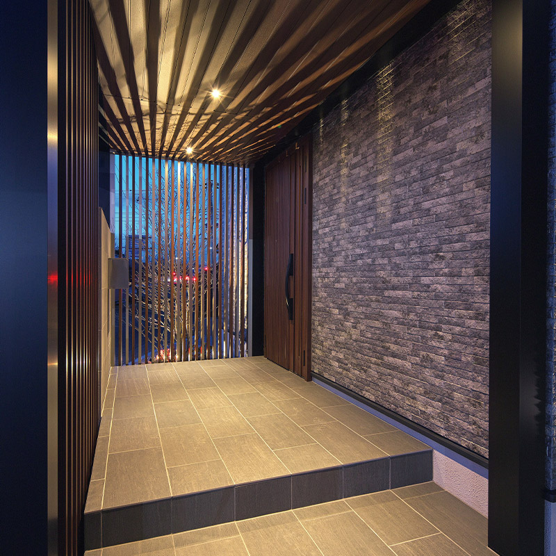 玄関アプローチ